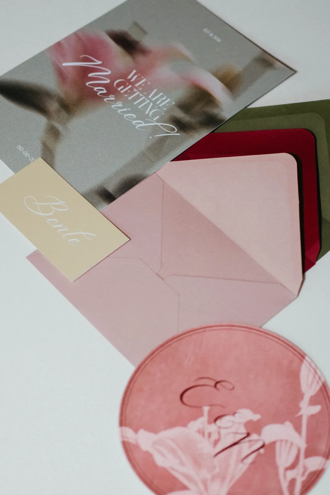Gepersonaliseerde trouwkaarten Fibre Stationery